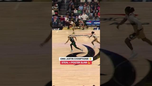 Justin champagnie throws down the monster slam 💪