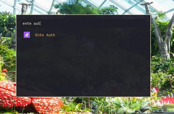 Ente Auth (can't create a printscreen of the app, it's prevented, nice!)