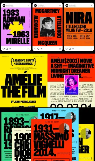 Say hello to the Dominique typeface, a powerful, condensed sans-serif font family designed to deliver maximum visual impact with a stylish, retro-modern flair.