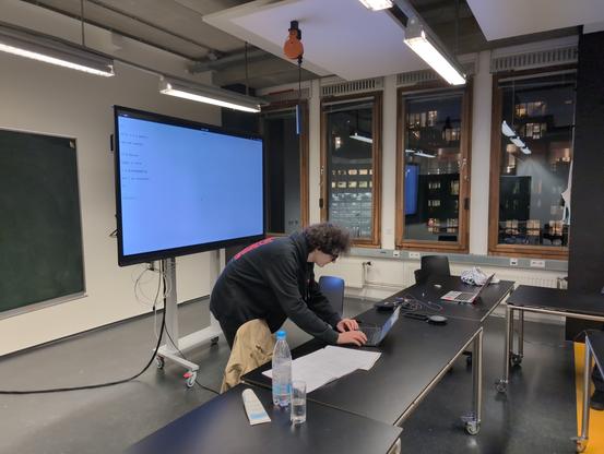 Photo of Tommi testing Reflection