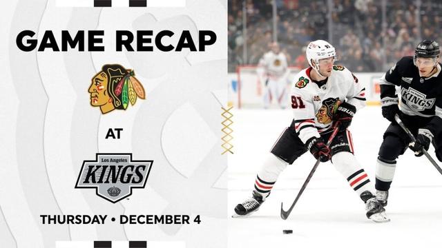 Blackhawks at Kings Game Highlights | 12.4.25