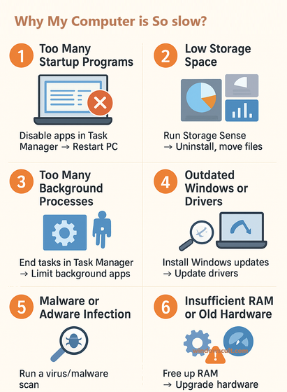 Why Is My Computer Slow? 6 Tips to Speed It Up
