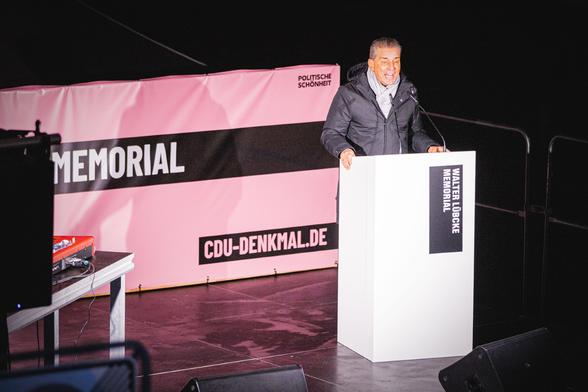 Michel Friedman am Walter Lübcke Memorial