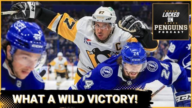 Penguins get a CRAZY win over the Tampa Bay Lightning!