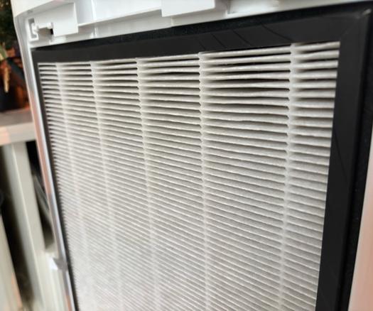 Ein HEPA13-Filter von einem Trotec 250E Luftreiniger.