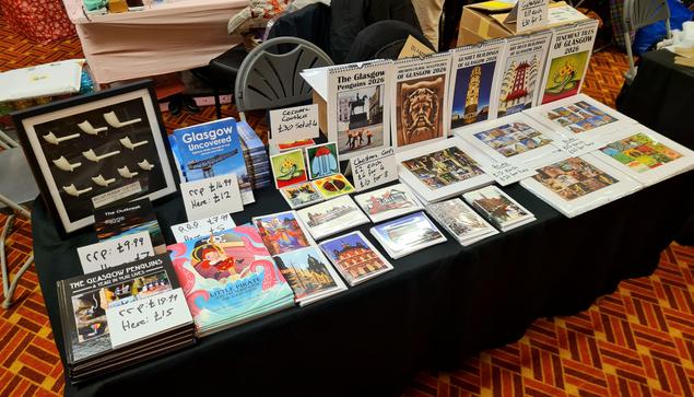 A stall at a local makers market.