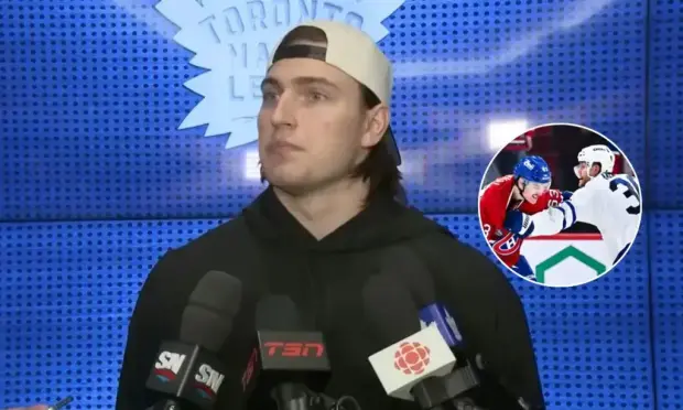 Matthew Knies sends a fiery message that sets the tone for the Canadiens-Maple Leafs clash