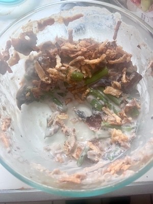 small sad pile of leftovers