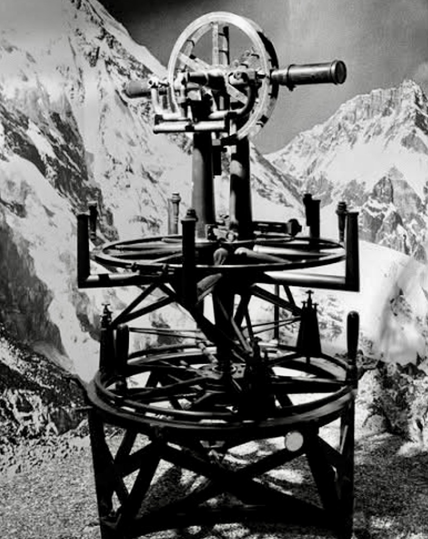 The great theodolite. Photo: Survey of India Archives
