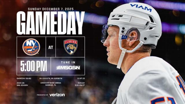 Game Preview: Islanders at Panthers