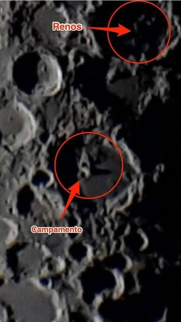 Campamento de Santa en la Luna