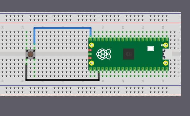 Simple button usage with pico