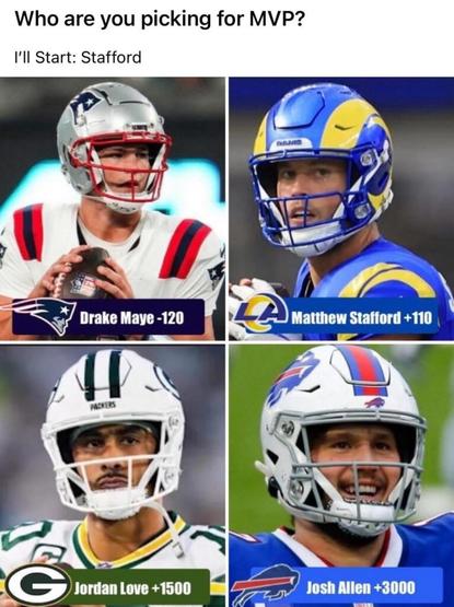 Yes, definitely Matthew Stafford!! 💙💛