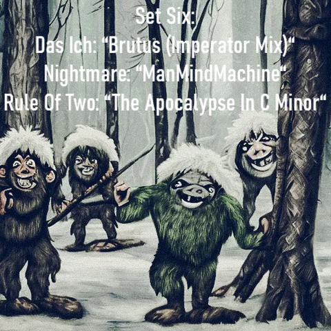Just letting you know that I'm very happy with tonight's episode and I hope that you are too.
Das Ich: “Brutus (Imperator Mix)“
Nightmare: “ManMindMachine“
Rule Of Two: “The Apocalypse In C Minor“
https://www.ynotradio.net/
#radio
#radioshow
#darkwave
#goth
#industrial
#punk