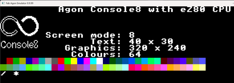New Agon Console8 version of the boot logo.