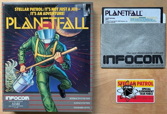 Planetfall was an influential text adventure from pioneering early ‘80s software company, Infocom.