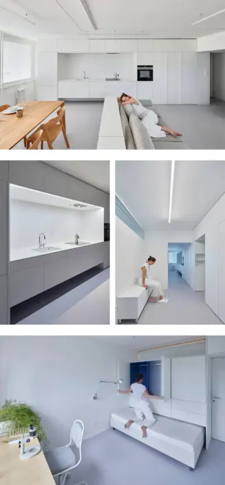A Minimalist Apartment with a Personal Touch by RDTH architekti.