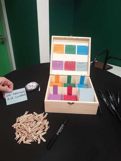 des couleurs pour l'arbre à voeux