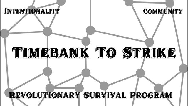 Intentionality
Community
Timebank To Strike: Revolutionary Survival Program