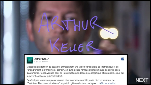 Arthur Keller : Message à ceux qui entretiennent une vision caricaturale et « romantique » de l’effondrement...