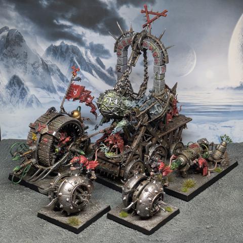 A whole bunch of Skaven machines