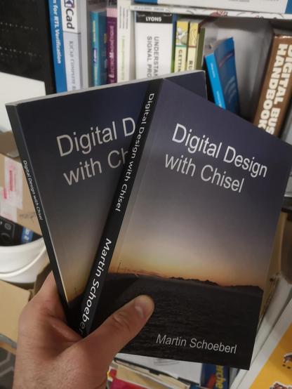 Deux livres Digital Design with Chisel avec exactement la même couverture mais le second est beaucoup plus épais