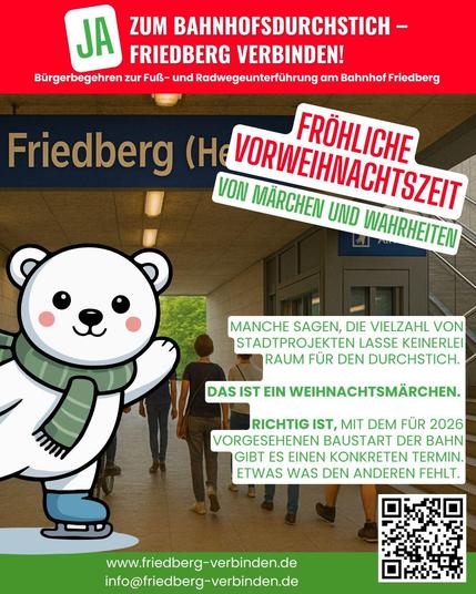 Manche sagen, die Vielzahl von Stadtprojekten lasse keinerlei Raum für den Durchstich.
Das ist ein Weihnachtsmärchen.
Richtig ist, mit dem für 2026 vorgesehenen Baustart der Bahn gibt es einen konkreten Termin. Etwas was den anderen fehlt.