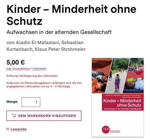Screenshot dieses Angebotes im BpB-Shop.