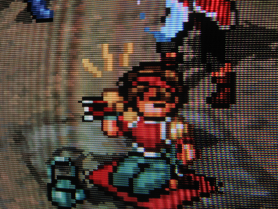 Abdicating her duty to the "Unite" attack with her brother Riou, Nanami plops down in the middle of the battlefield and boils a pot of tea.