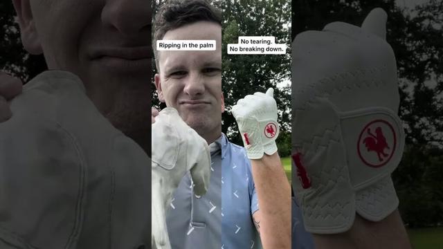 Here's why golfers are switching to Red Rooster Golf Gloves.  #golf #golftips #golfing