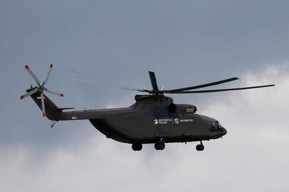 Un helicóptero Mi-26 ruso, en una imagen de archivo (Sefa Karacan / Anadolu Agency / Getty Images)