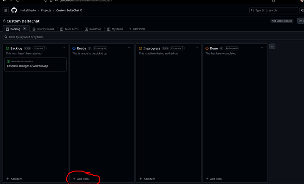 The feature as shown in Github