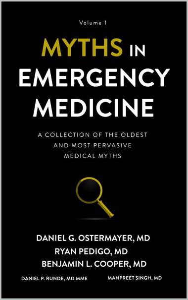 Portada del llibre: "Myths in Emergency Medicine"