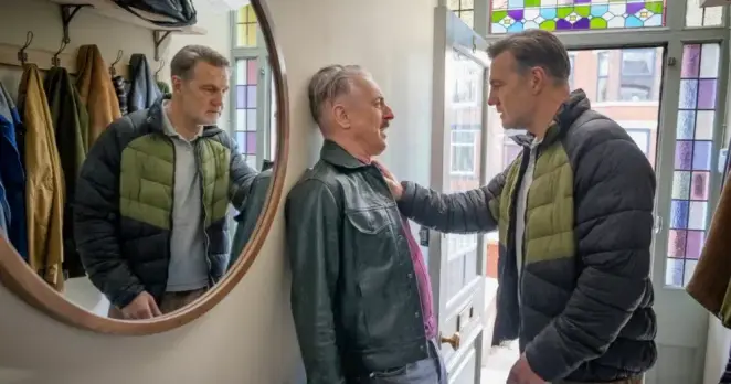 Alan Cumming and David Morrissey star opposite each other in Tip Toe, a suburban thriller written by Davies.