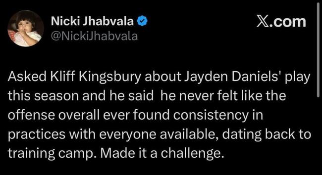 Is this not Kliff basically saying Terry’s holdout destroyed any offseason progress and momentum the team should have been building on?