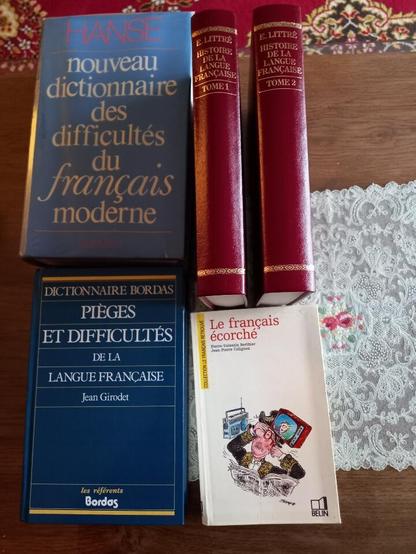 4 bouquins sur la langue française