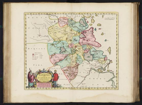 A 1665 map of China from the website linked in the post.