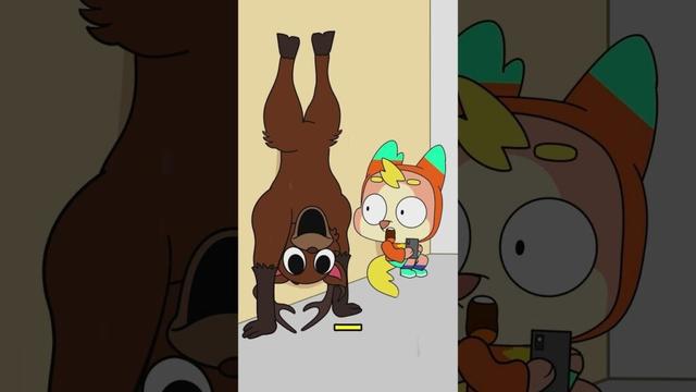 ローラがザ・ディアのマジックを披露する | Fighter King #shorts #animation #funny #nuton #lola #99nightintheforest