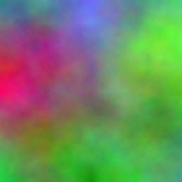 A computer generated, multi-coloured, fractal plasma. Generated using the Diamond-Square algorithm.