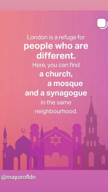 posts by Mayor of London about multicultural London.
