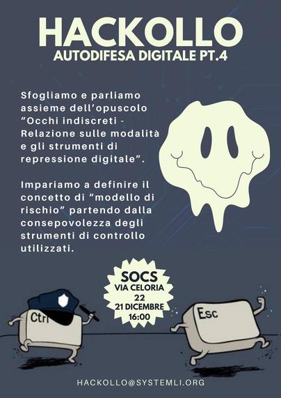 👾 HACKOLLO DICEMBRE // AUTODIFESA DIGITALE pt.4 👾