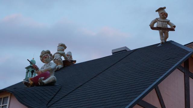 Bäcker auf dem Dach