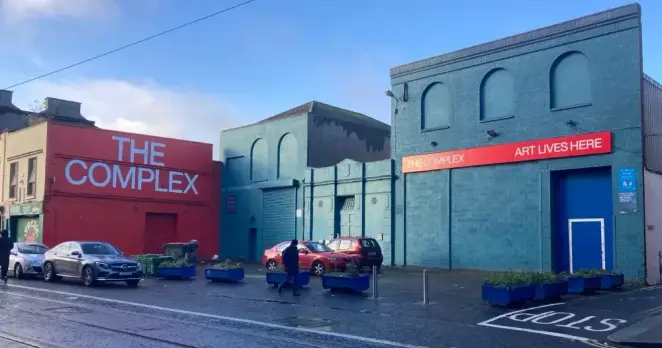 The Complex building, a cornerstone of Dublin’s cultural ecosystem.