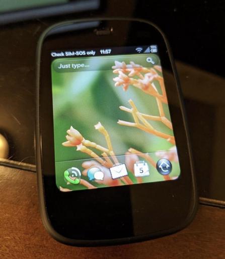 An hp Veer. With a little faster processor and a better camera, this woulda been the best damn phone. Still my favorite phone to this day. No other form factor has bested this for my hands.  I owned both the panda version (off-white body  + black screen) and the all black version.