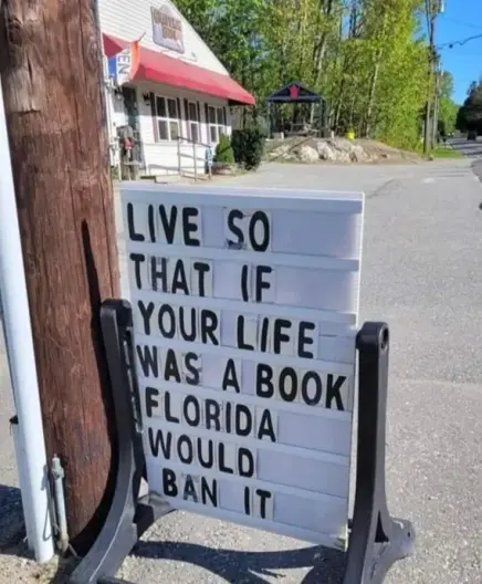 live so that if your life was a book florida would ban it