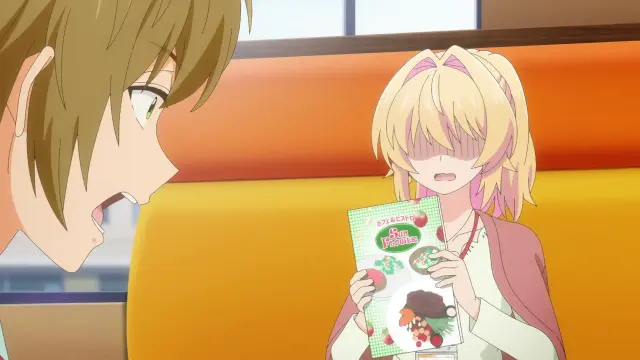 Main characters in a restaurant