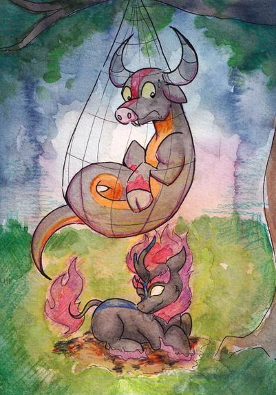 Nirik bakin a whole-ass creature alive