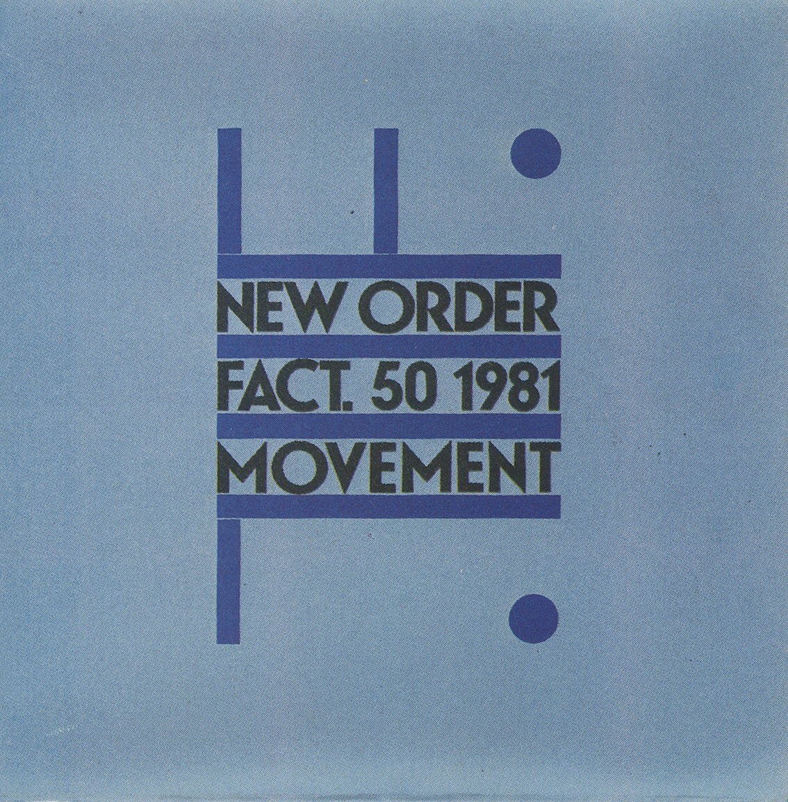 NEW ORDER FACT. 50 1981 MOVEMENT
