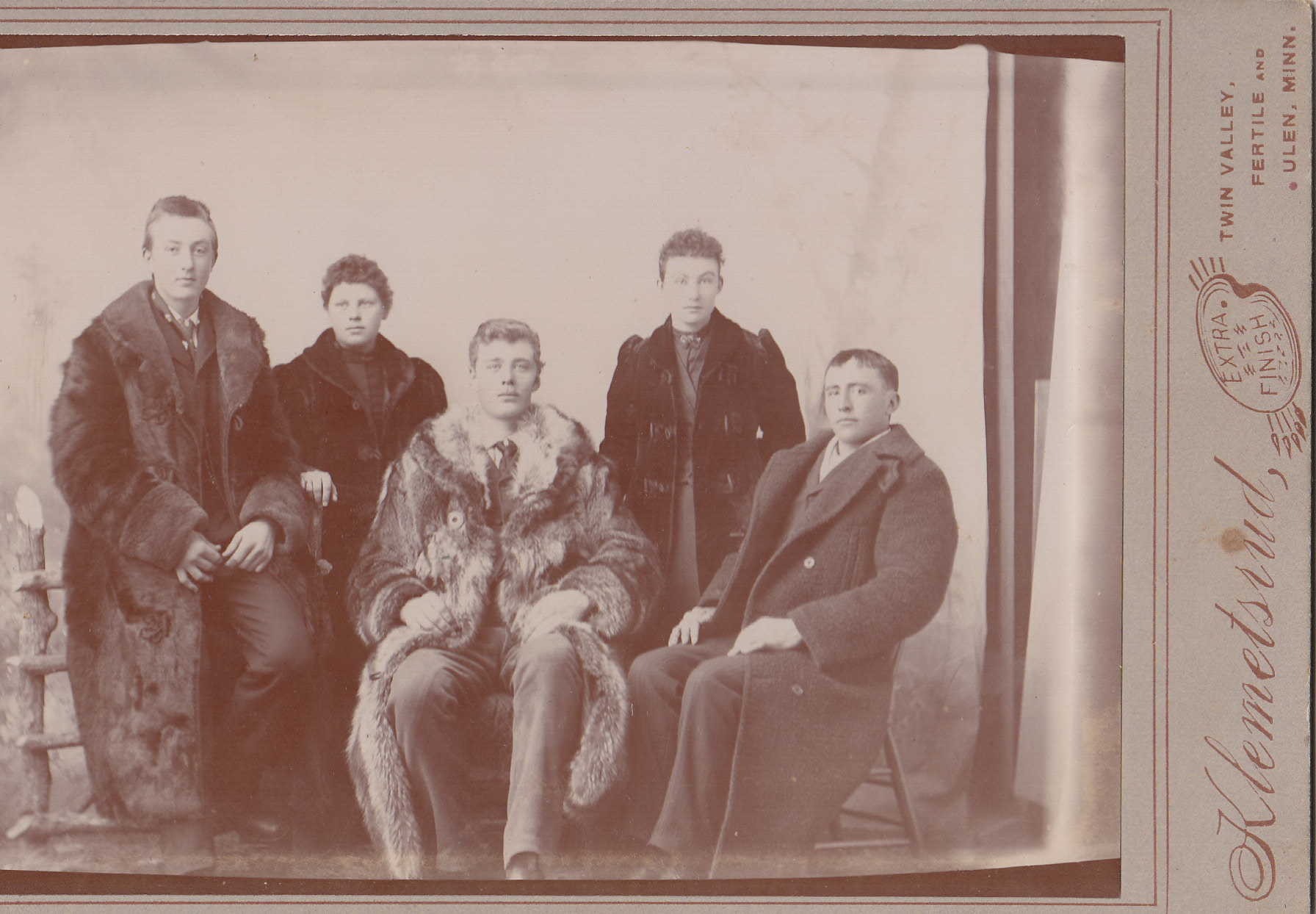 100+ year old photo of my great-grandfather and siblings