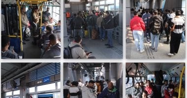زمن تقاطر منتظم وحارات مستقلة.. إقبال كبير على الأتوبيس الترددى.. إنفوجراف